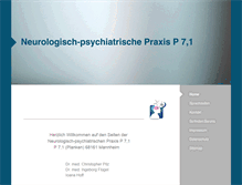 Tablet Screenshot of neuro-p71.de